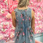 The Floral Edit Denim Romper