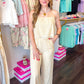 Lainey Lace Eyelet Pant Set