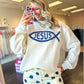 Jesus / Child Of God Reversible Mock Neck Sweatshirt