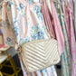 Coco Quilted Camera Crossbody Bag - Taupe