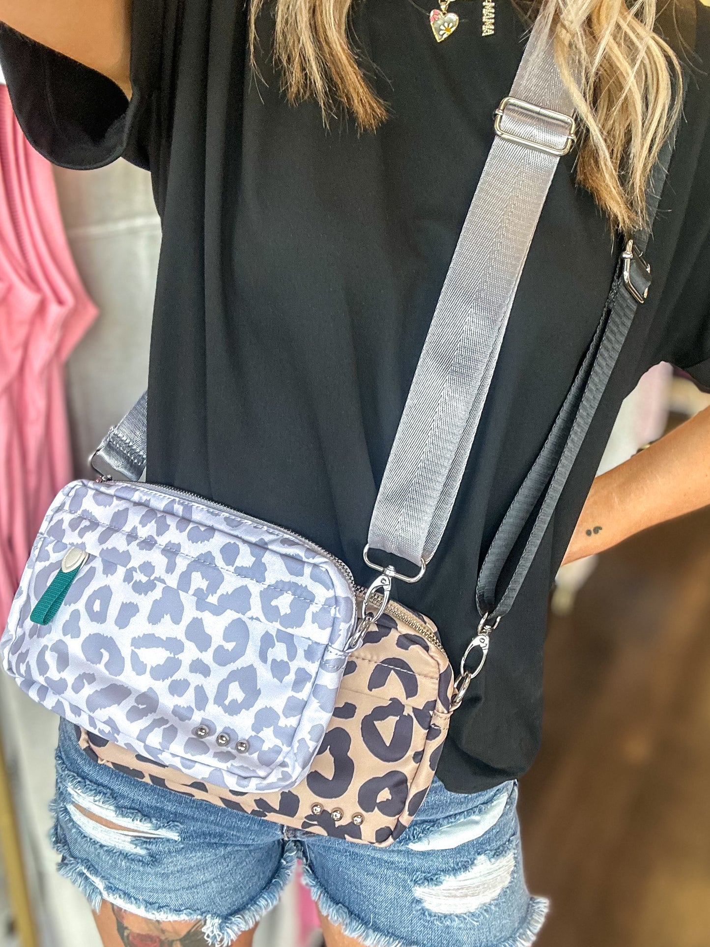 Nancy Nylon Camera Crossbody Bag