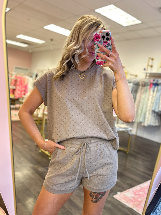 Sweet Spot Polka Dot Short Set