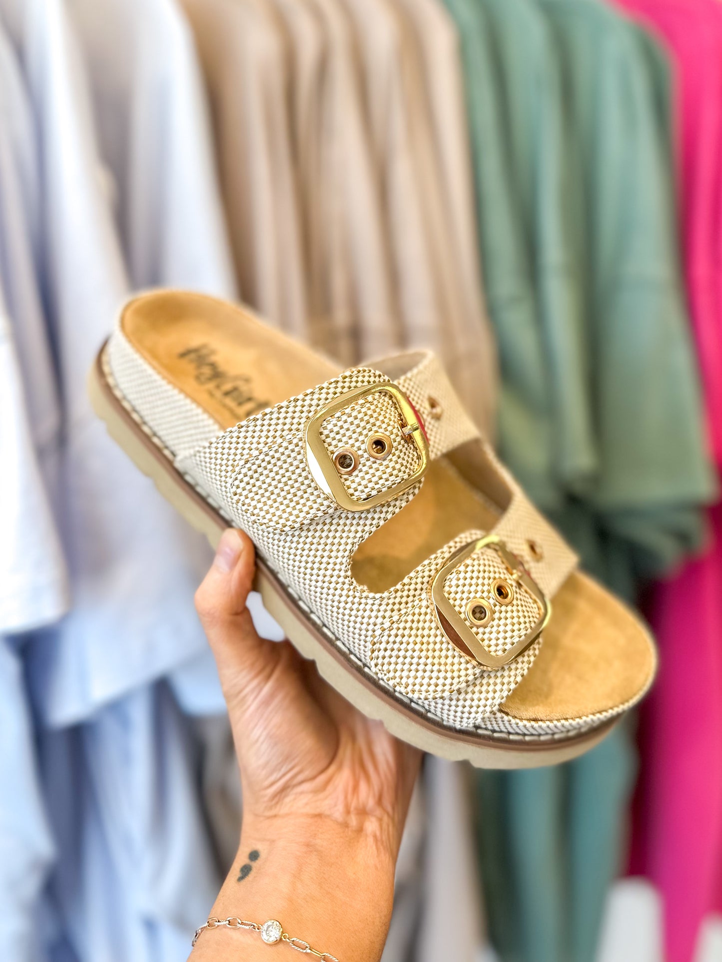 CORKY'S: She's Spicy Sandals - Cognac
