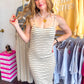 Saylor Stripe Midi Dress