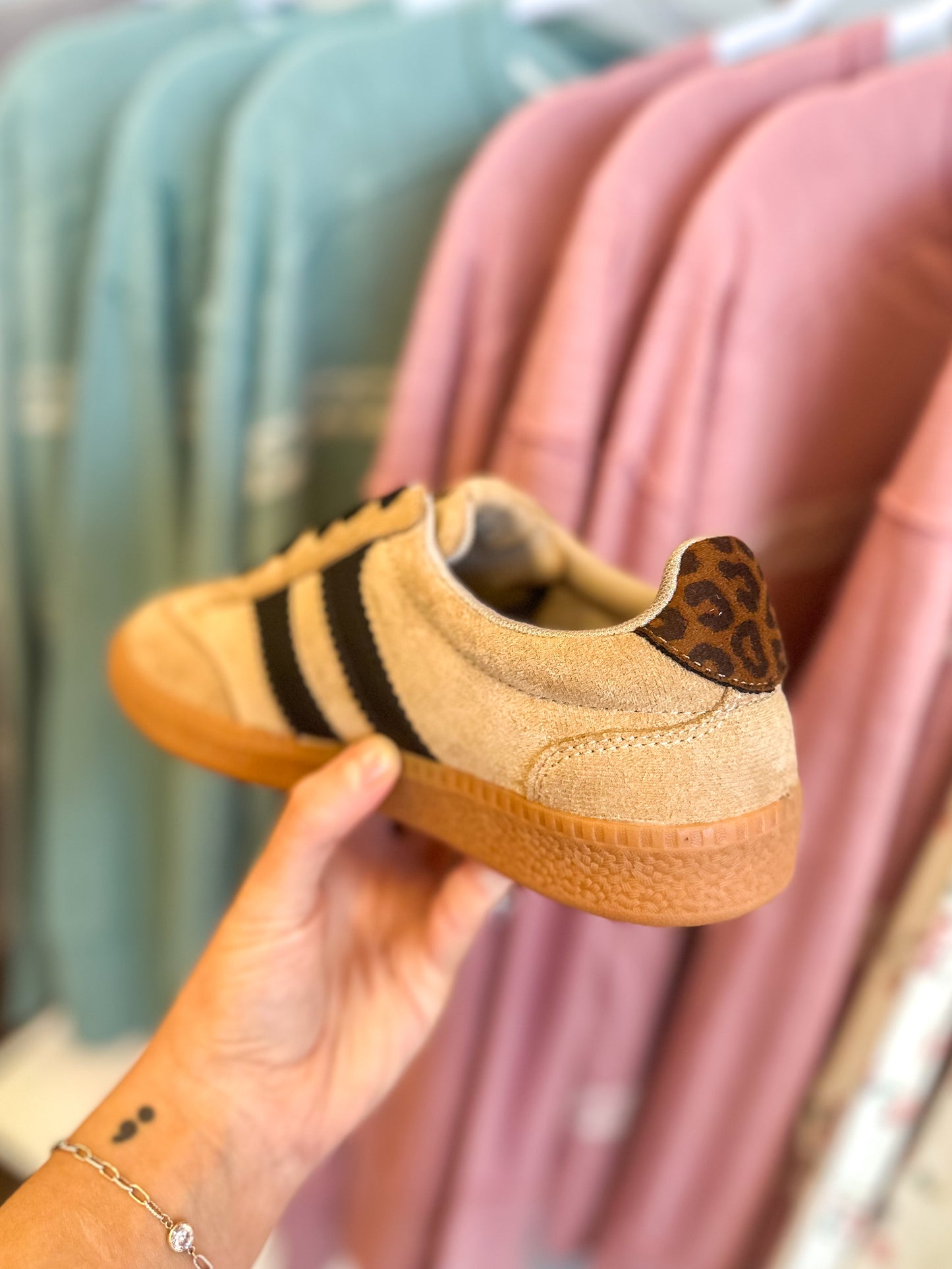 CORKY'S: Heads Up Camel Faux Suede Sneaker