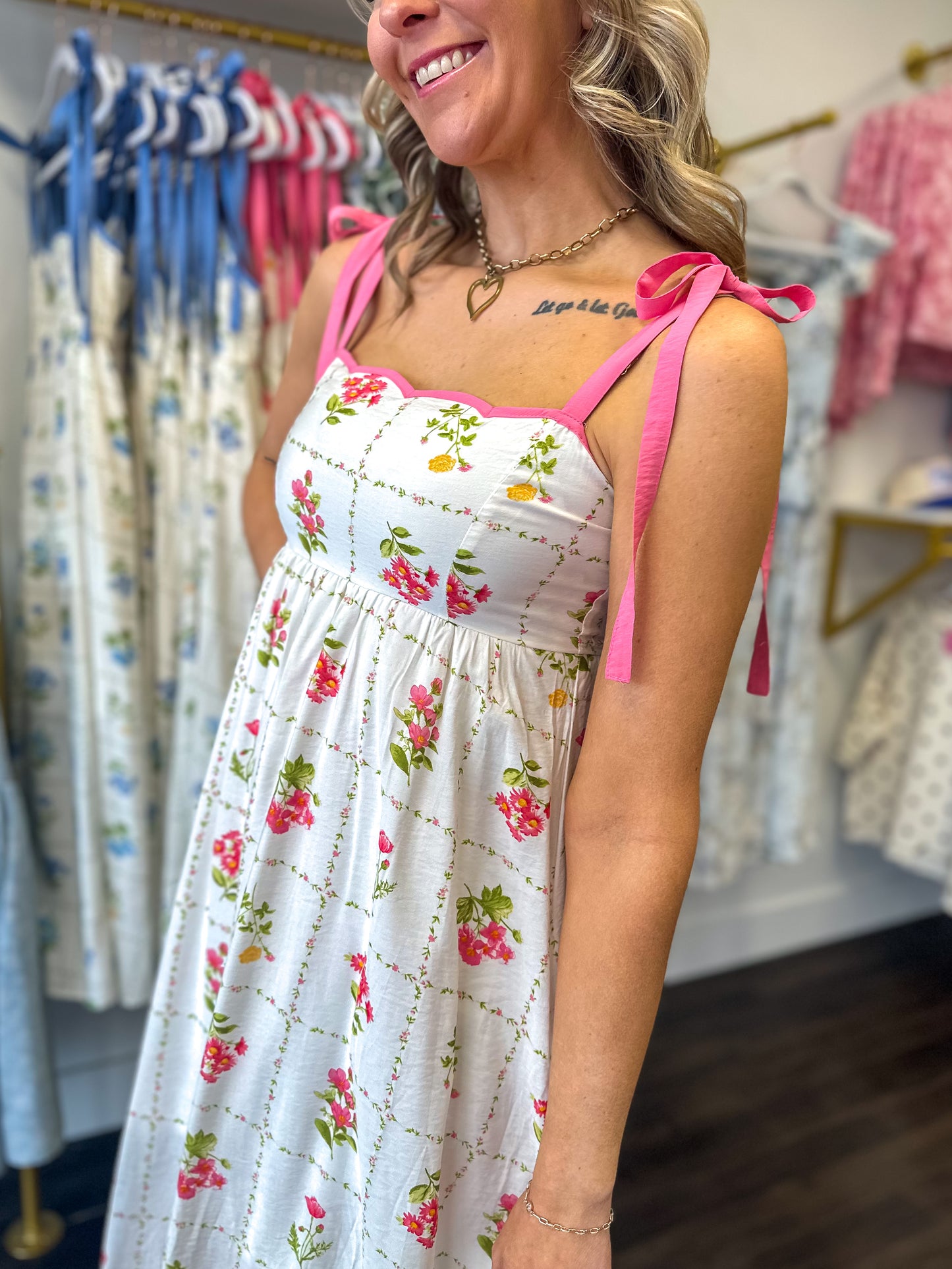 Blossom Lane Midi Dress