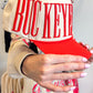 Ohio State Saturday Stretch Canvas Trucker Hat | Gameday Social Apparel Co.®