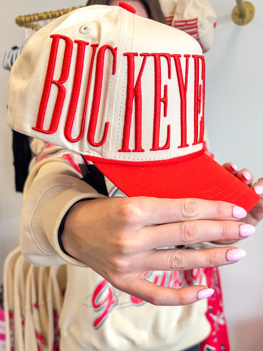 Ohio State Saturday Stretch Canvas Trucker Hat | Gameday Social Apparel Co.®