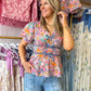 Blossom Breeze Tie Blouse