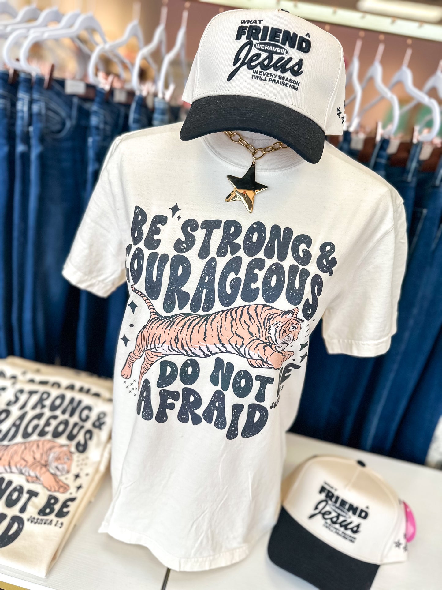 Strong & Courageous Graphic Tee