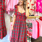 Piper Plaid Sleeveless Midi Dress