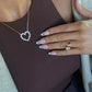 Diamond Heart Necklace | CHANSUTTPEARLS