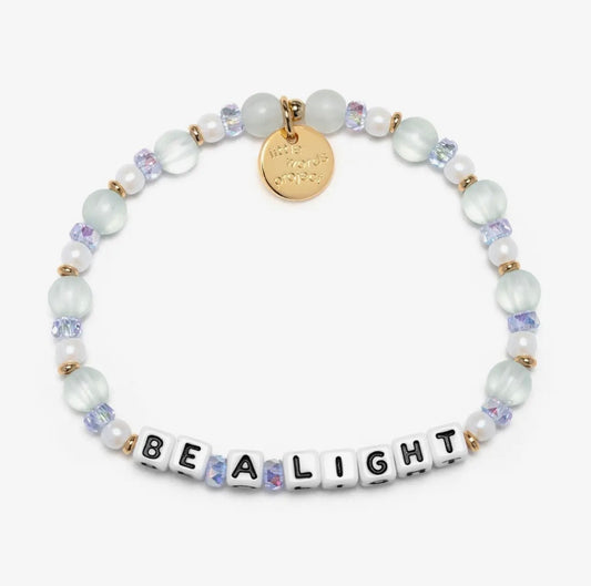 Be A Light Bracelet - Honeydew Kiss | Little Words Project