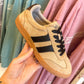 CORKY'S: Heads Up Camel Faux Suede Sneaker