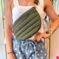 Jolie Puffer Belt Bag - Olive