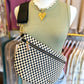 Westlyn Woven Bum Bag - Checkered Black