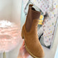 CORKY'S: Goodness Gracious Tobacco Faux Suede Booties