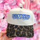 Unbothered - Leopard Vintage Trucker Hat