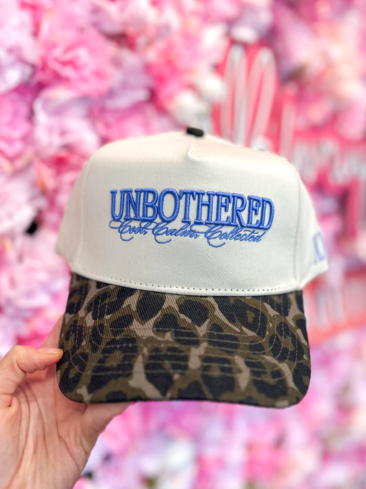 Unbothered - Leopard Vintage Trucker Hat