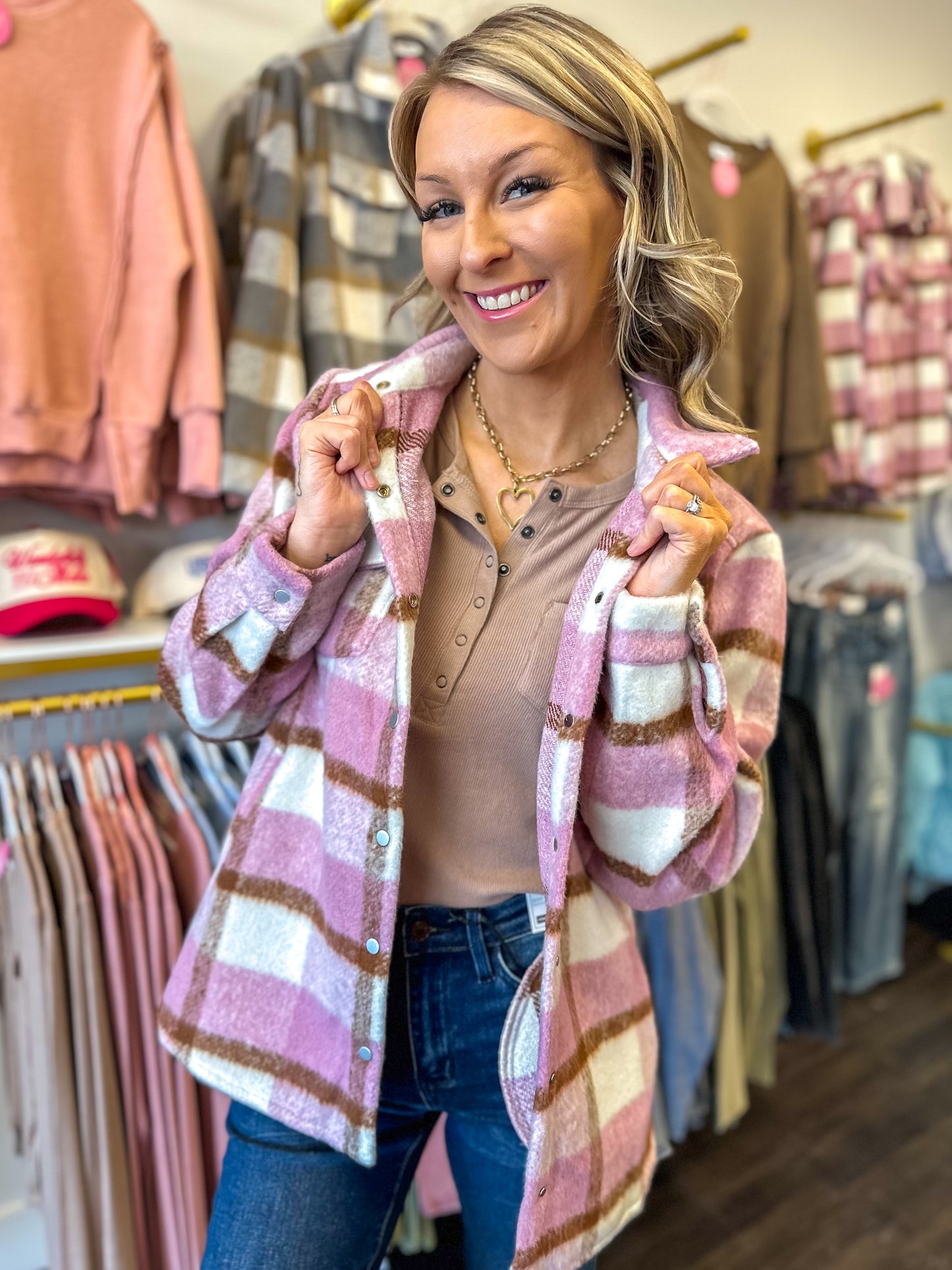 Winter Haven Plaid Shacket