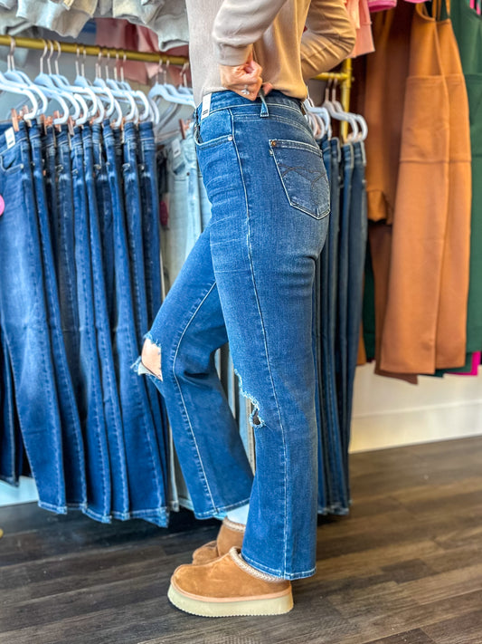 Rylie Ripped Dad Style Judy Blue Jeans