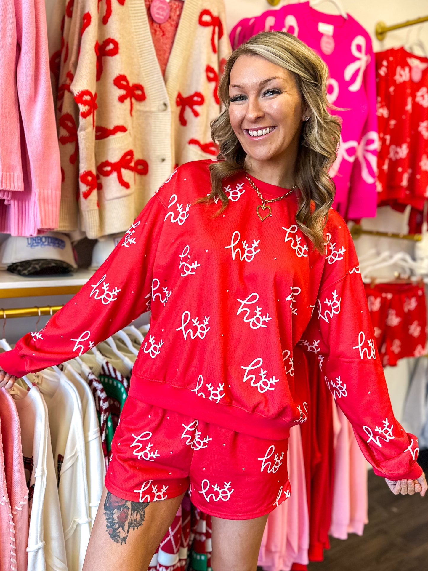 Ho Ho Ho Holiday Lounge Shorts