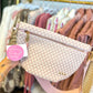 Westlyn Woven Bum Bag - Checkered Blush
