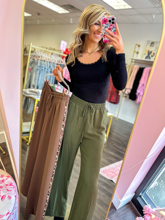 Libby Leopard Stripe Pants