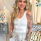 Harper Henley Tank - White
