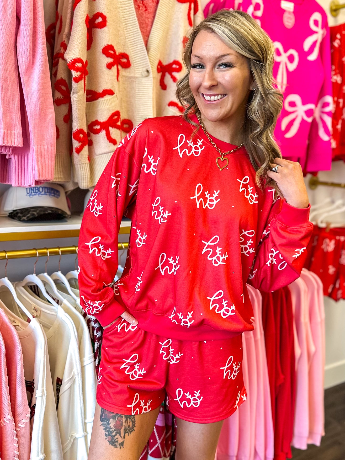 Ho Ho Ho Holiday Lounge Shorts