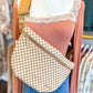 Westlyn Woven Bum Bag - Checkered Tan