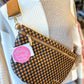Westlyn Woven Bum Bag - Checkered Coffee