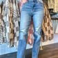 Dakota High Rise Dad Straight Leg Judy Blue Jeans