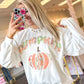 Pumpkin Patchwork Oversized Crewneck