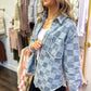 Checkered Chic Denim Shacket