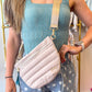 Jolie Puffer Belt Bag - Sand