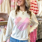 Heart Patchwork Sweatshirt