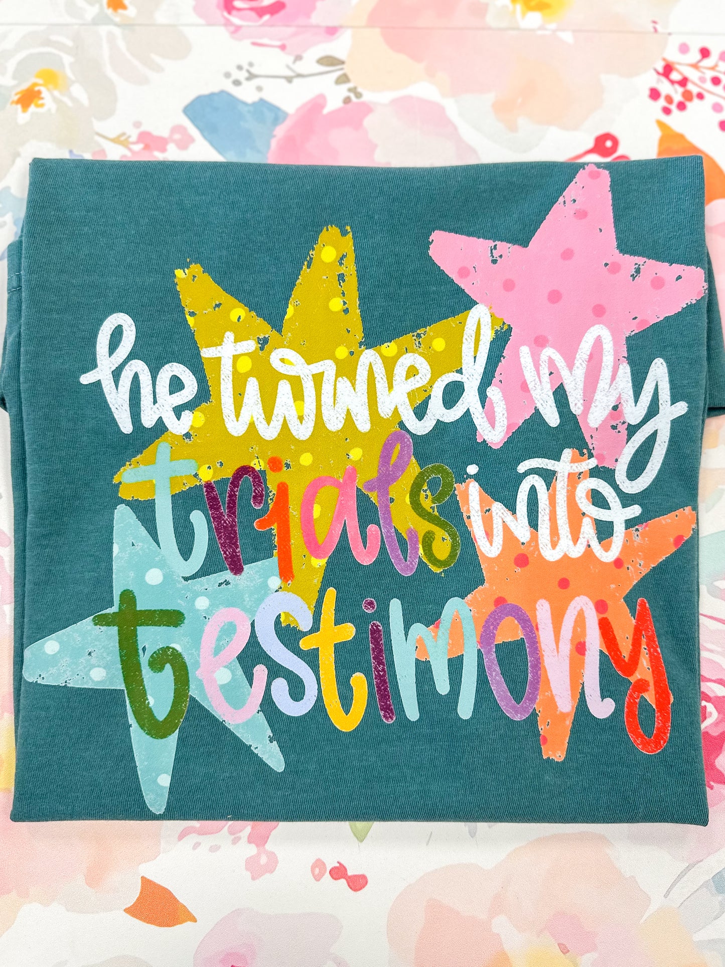 Trials Into Testimony Graphic Tee