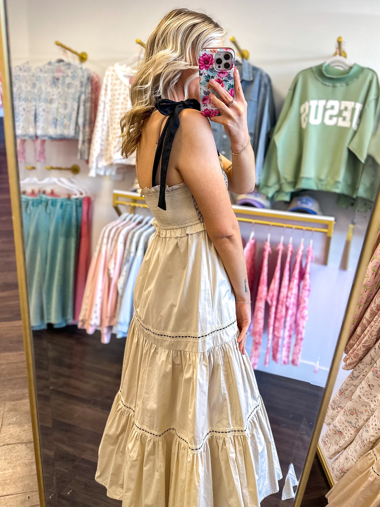 Scottie Smocked Maxi Dress