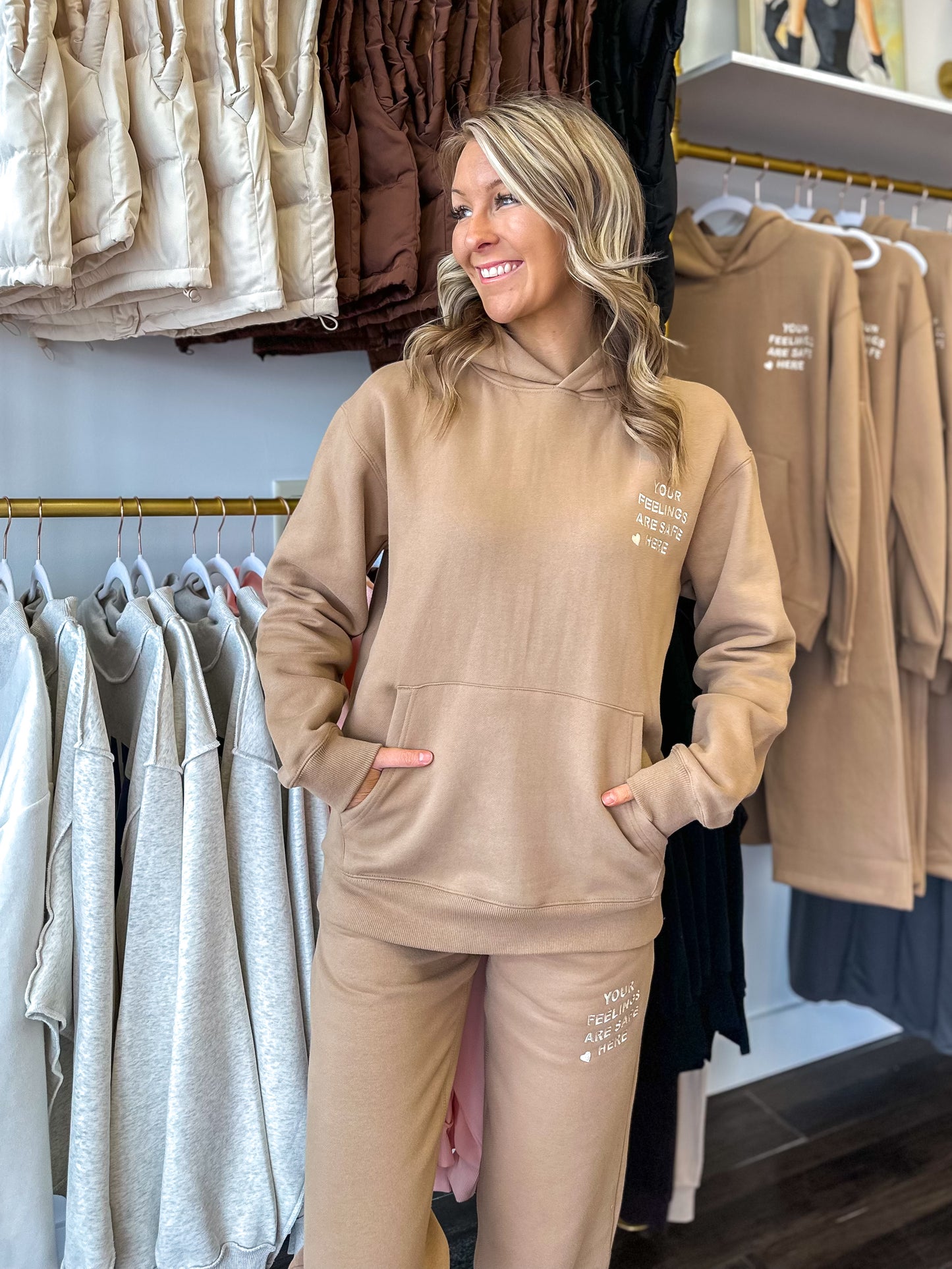 Your Feelings Are Safe Here Hoodie