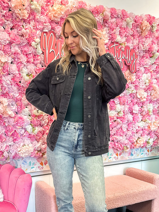 The Weekender Oversized Denim Jacket - 2 Colors