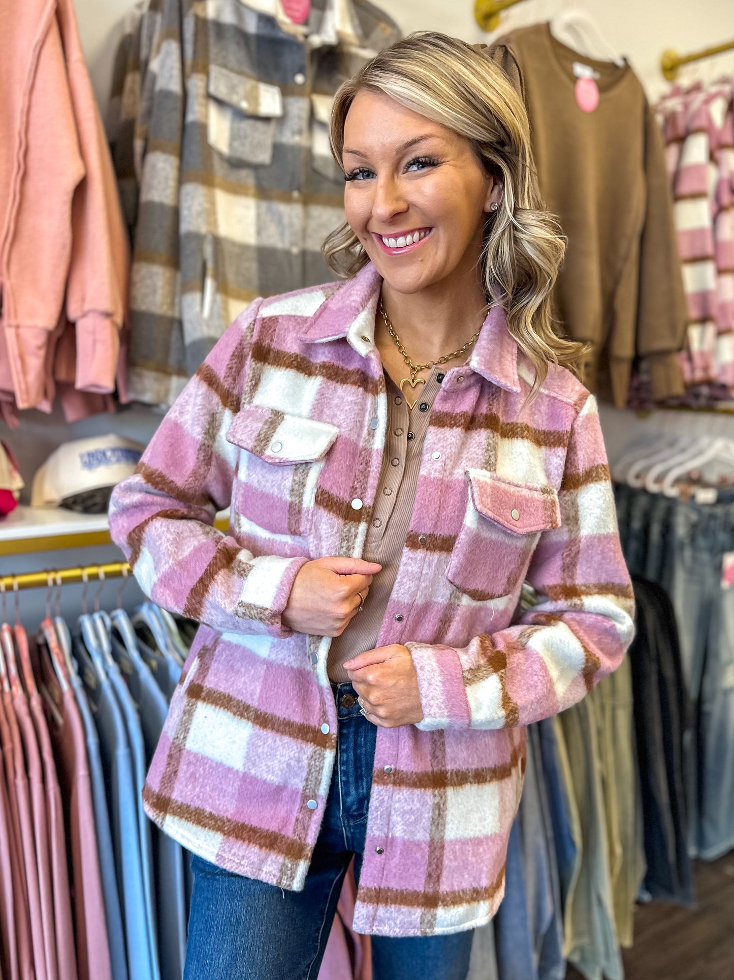 Winter Haven Plaid Shacket