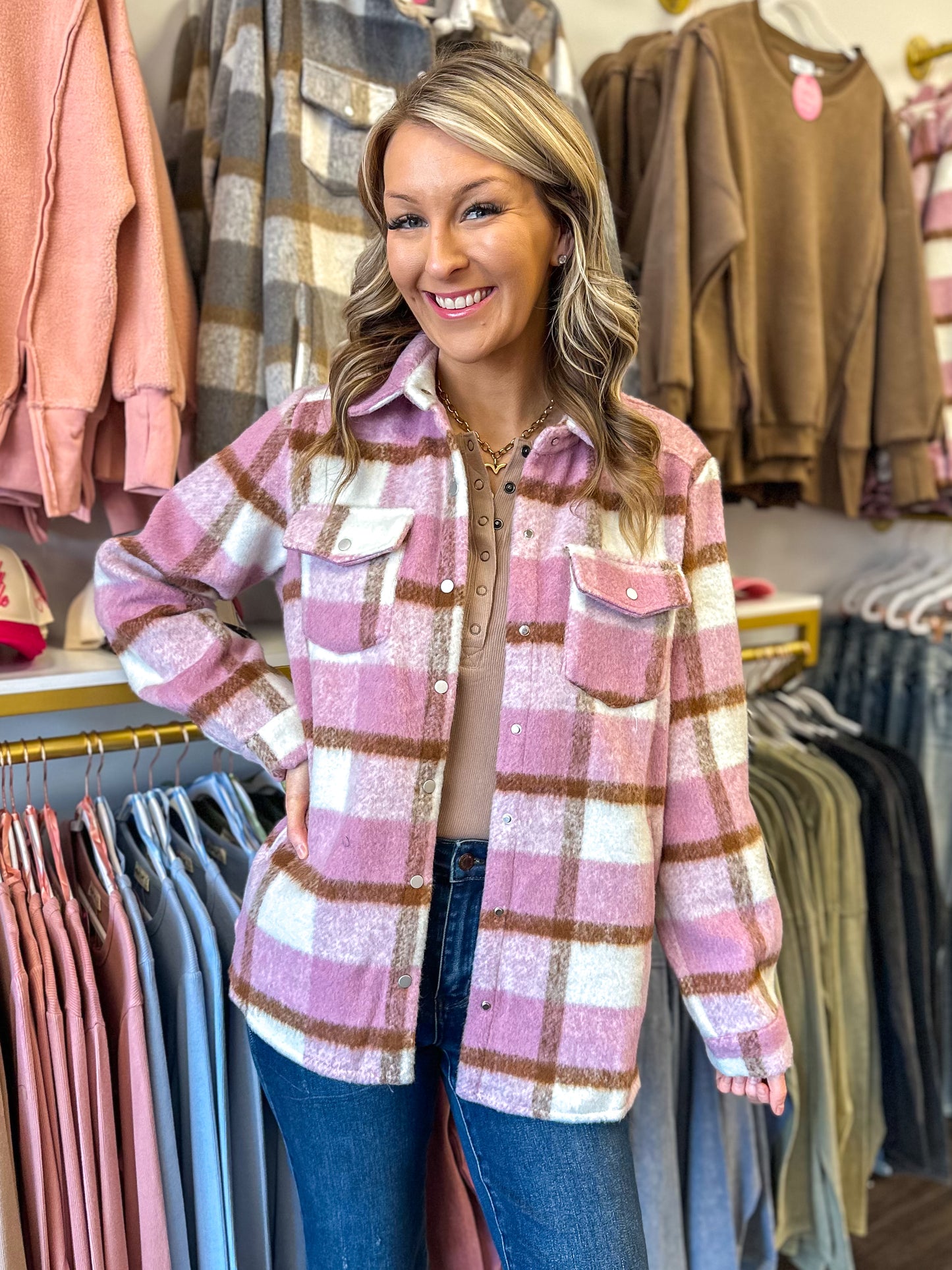 Winter Haven Plaid Shacket