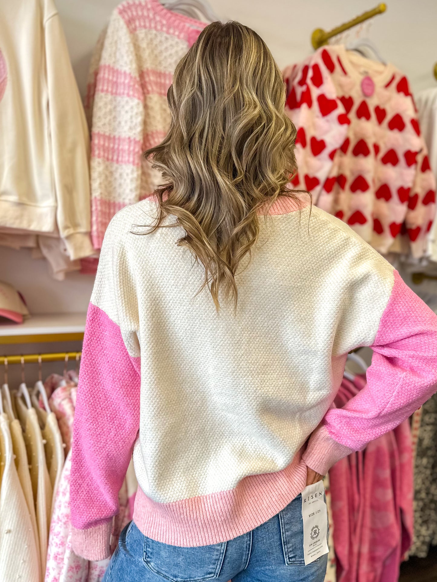 Blush & Bloom Sweater Cardigan