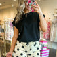 Dottie Darling Polka Dot Shorts - Black