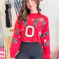 Ohio State Patched Up Cropped Longsleeve | Gameday Social Apparel Co.®