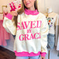 Saved By Grace Mock Neck Sweatshirt