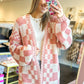 Cozy Checkmate Chunky Knit Cardigan - 3 Colors!
