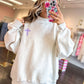Cross / Jesus Saves Reversible Mock Neck Sweatshirt