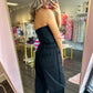 Sloane Strapless Jumpsuit - Ash Black